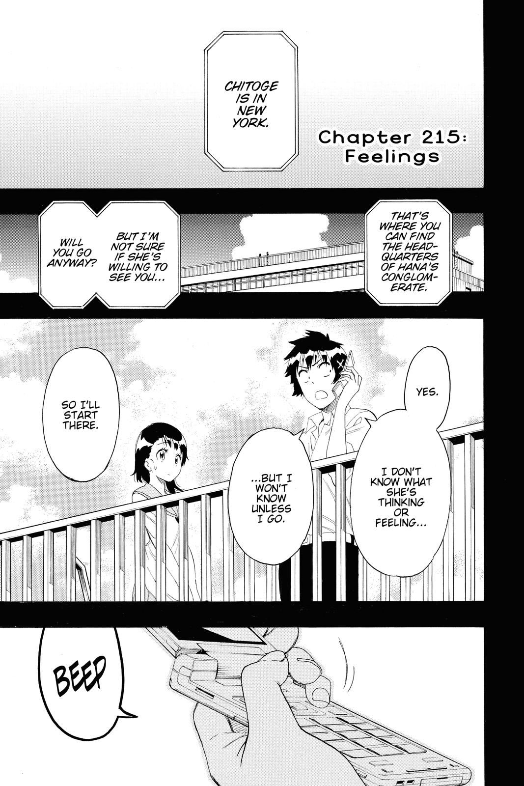 Nisekoi Chapter 215 Page 1