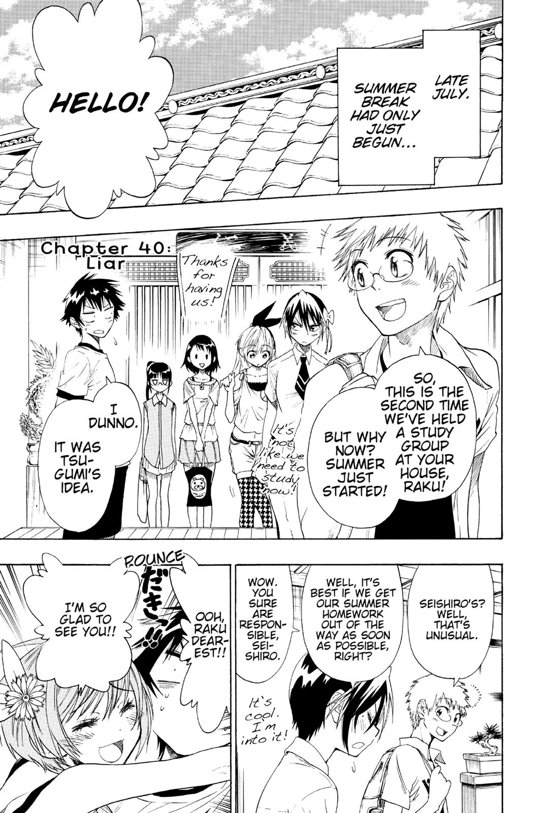 Nisekoi Chapter 40 Page 1