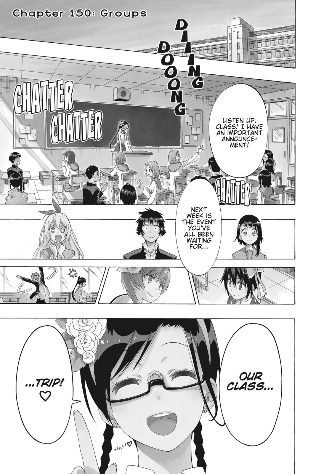 Nisekoi Chapter 150 Page 1