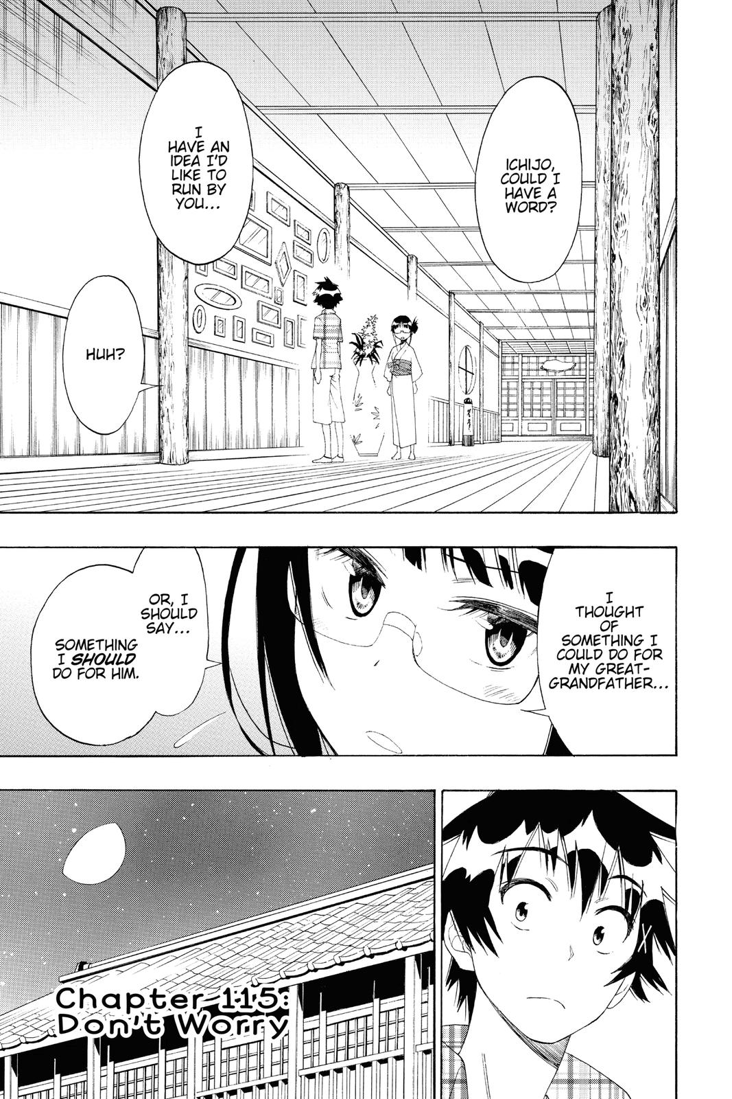 Nisekoi Chapter 115 Page 1