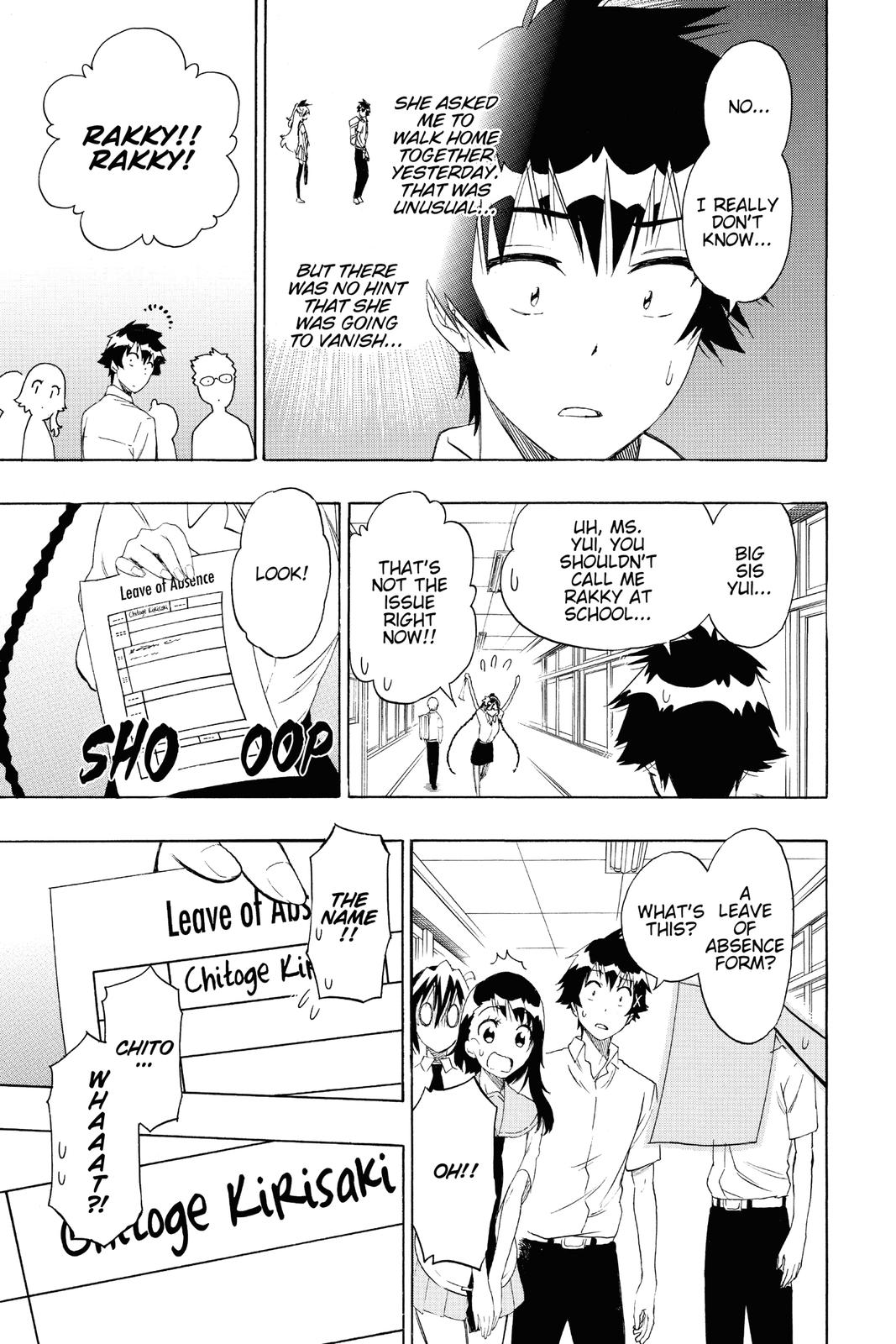 Nisekoi Chapter 213 Page 3