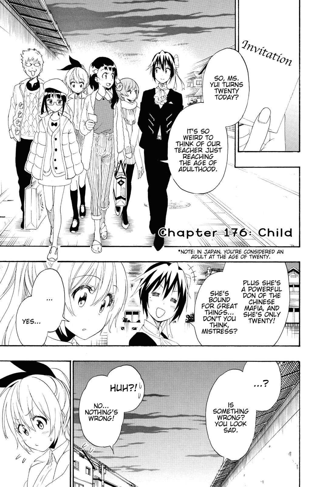 Nisekoi Chapter 176 Page 1