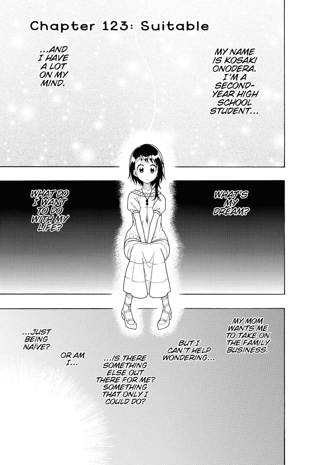 Nisekoi Chapter 123 Page 1