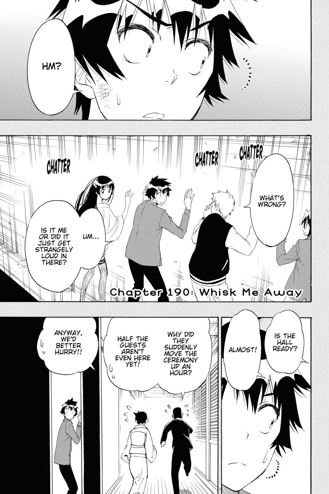 Nisekoi Chapter 190 Page 1