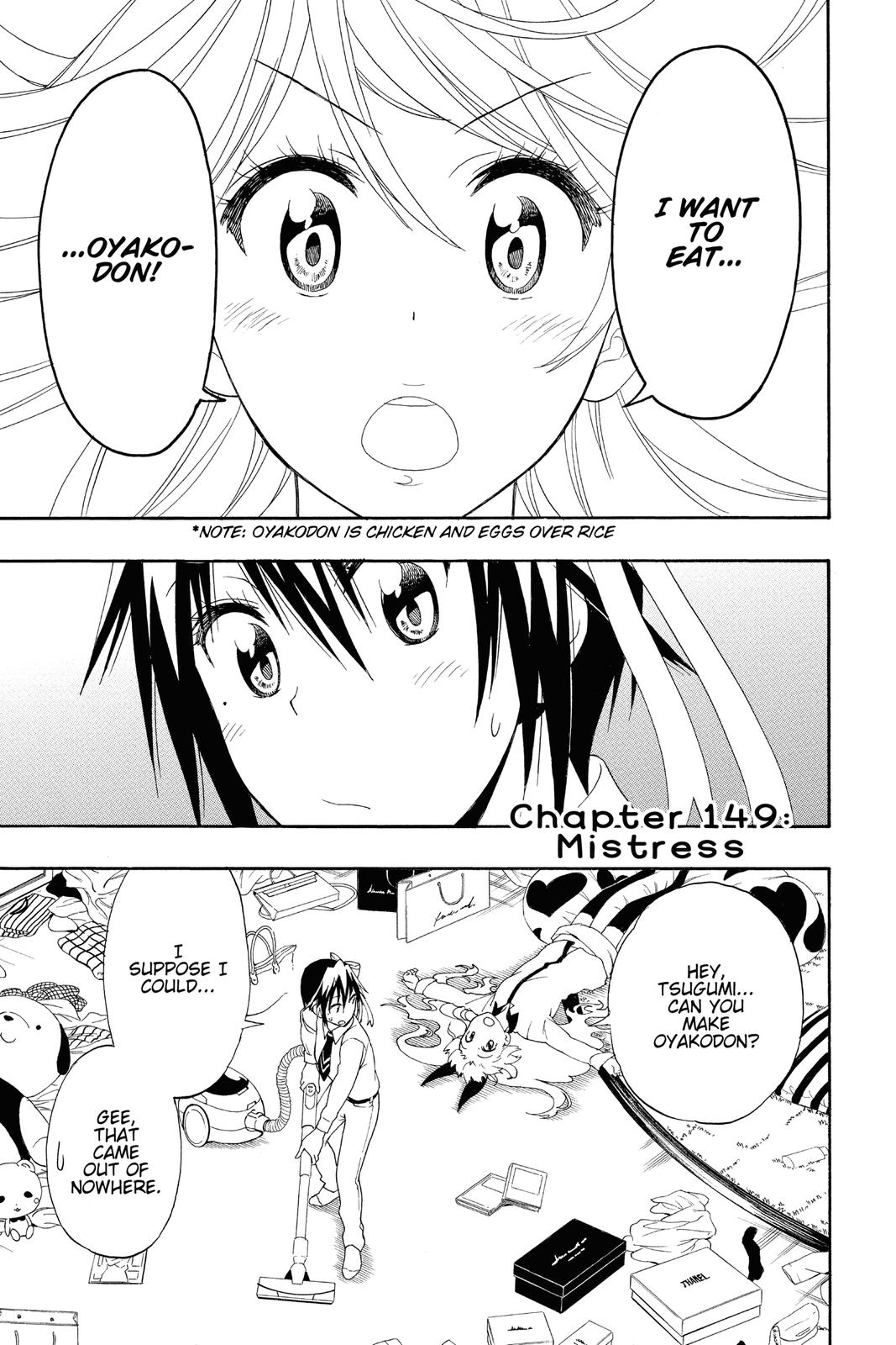 Nisekoi Chapter 149 Page 1