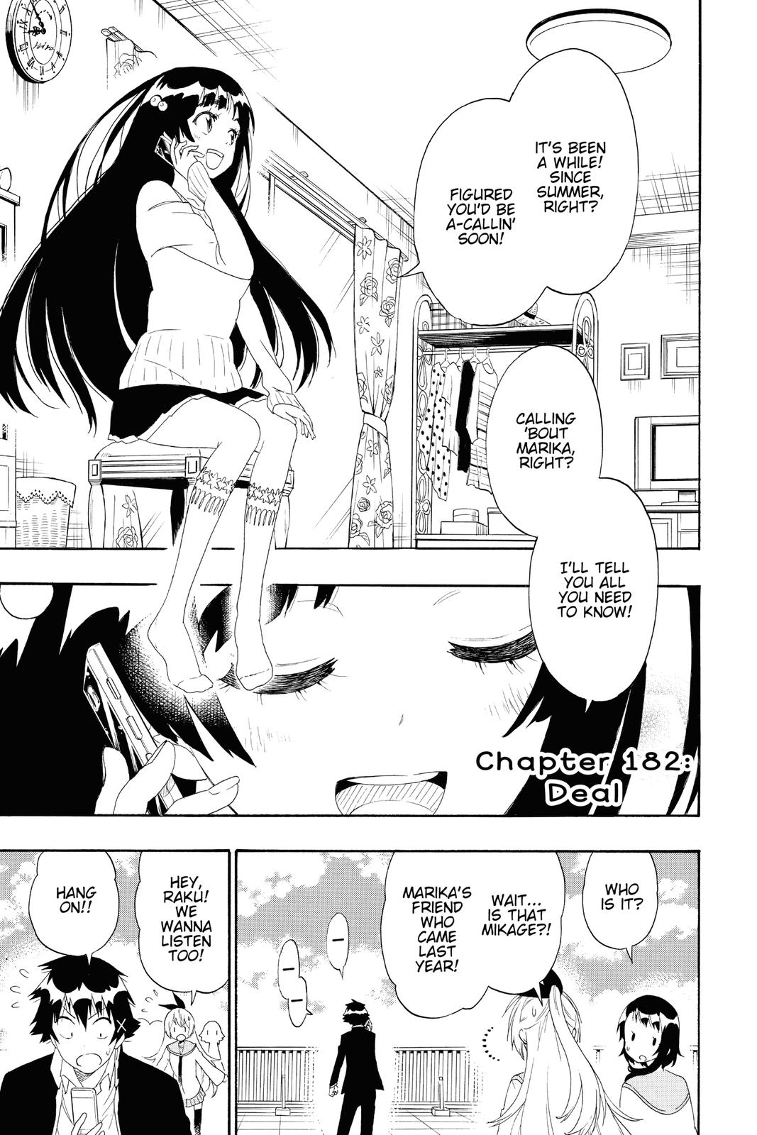 Nisekoi Chapter 182 Page 1