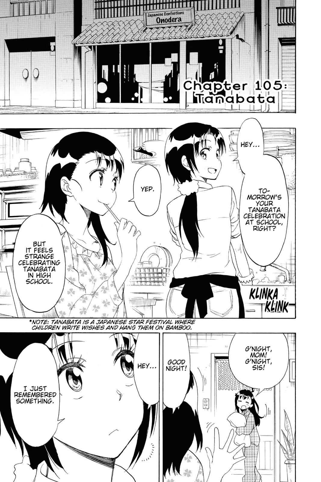 Nisekoi Chapter 105 Page 1