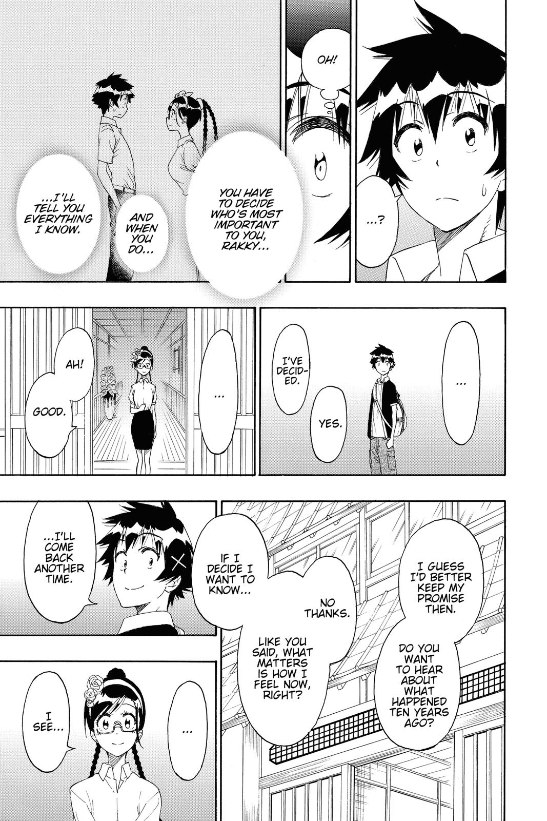 Nisekoi Chapter 218 Page 9