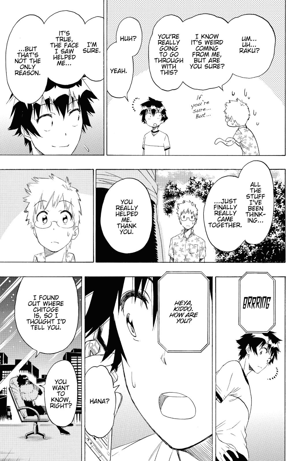 Nisekoi Chapter 217 Page 12