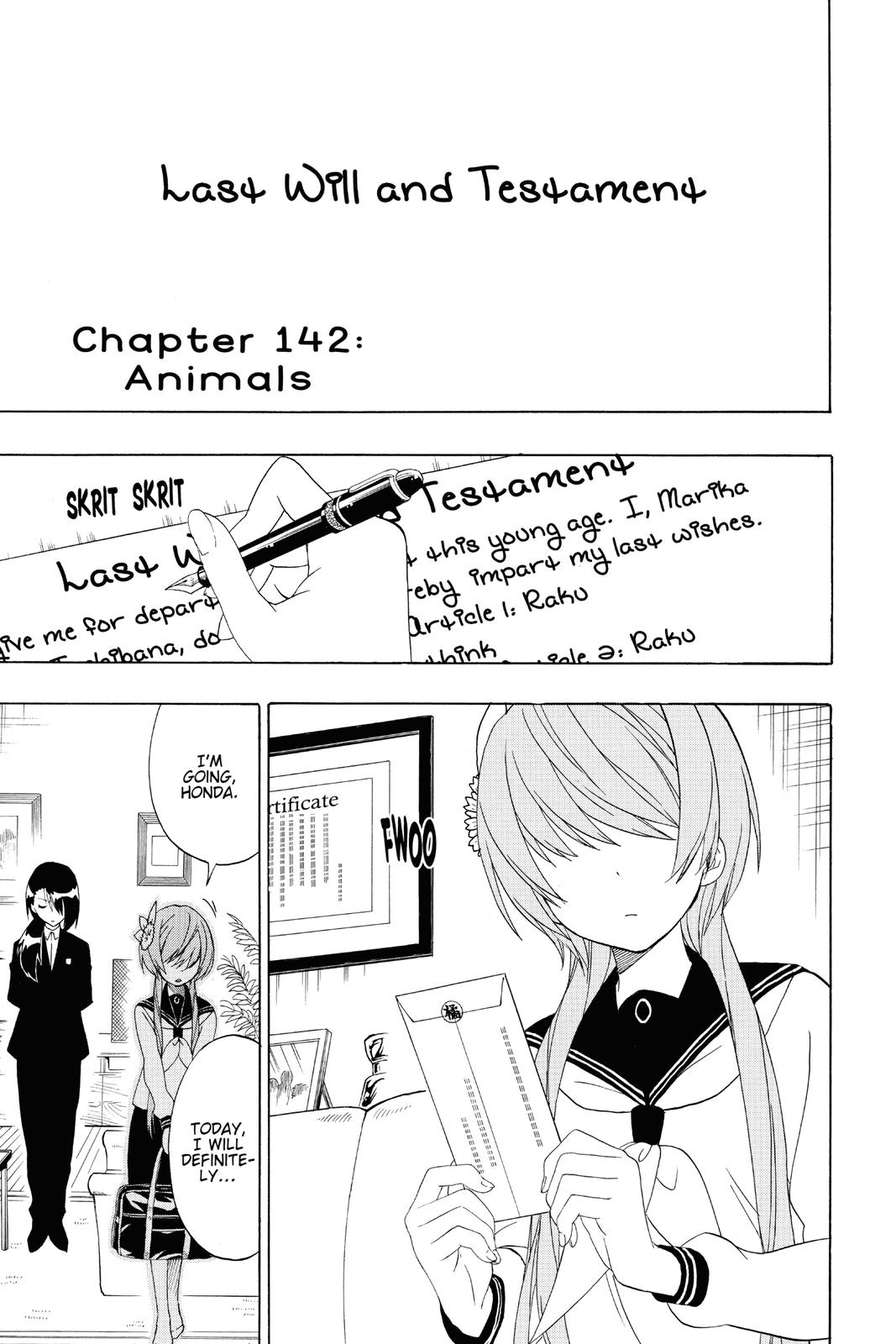 Nisekoi Chapter 142 Page 1