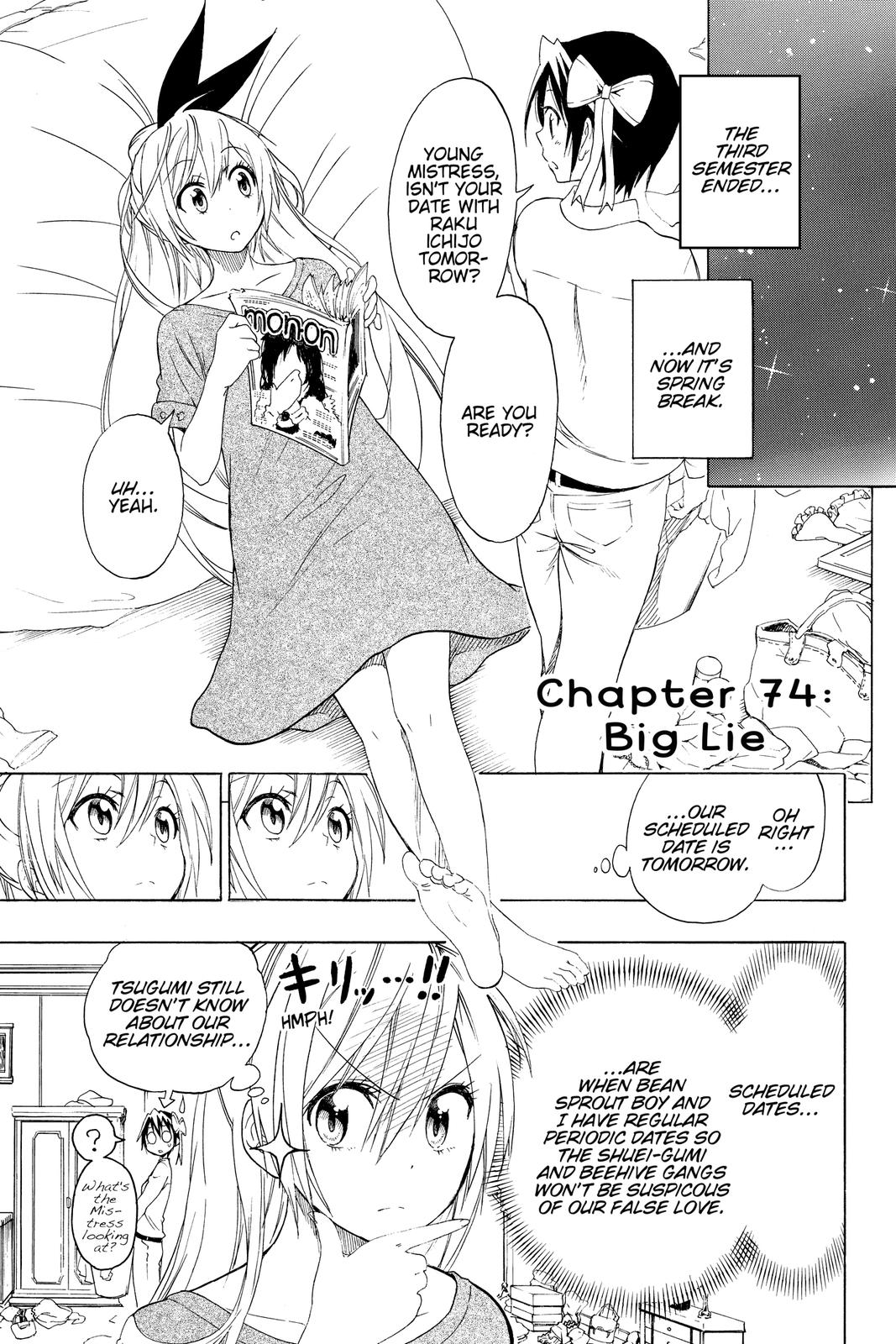 Nisekoi Chapter 74 Page 1
