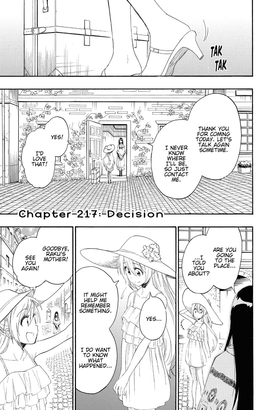 Nisekoi Chapter 217 Page 1